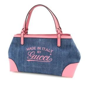 Gucci Gucci Craft Denim Tote Bag
